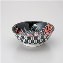 [Plates] No.205682 / Ramen Bowl (Kabuki / Black)