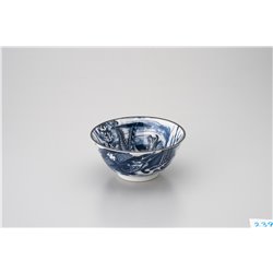 [Plates] No.205702 / Pottery Bowl (Dragon / Navy)