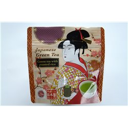 [Halal] No.160748 / Roasted Green Tea Bags (Ukiyoe Design / 10p)