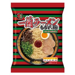[インスタント食品] No.254493 / 一蘭ラーメンちぢれ麺1食