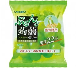 [Jelly/Stick type Juice/ Rice dumpling] No.172599 / Konjac Jelly (Muscat Flavored Fruit / 20g / 6p)