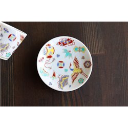 [Plates] No.227225 / Small Plate (KUTANI Ware / TAKARA TSUKUSHI)