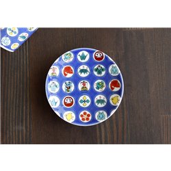 [Plates] No.227235 / Small Plate (KUTANI Ware / MARUMON TAKARAMON)