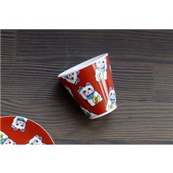 [Cups] No.227244 / Sake Cup (KUTANI Ware / MANEKINEKO)