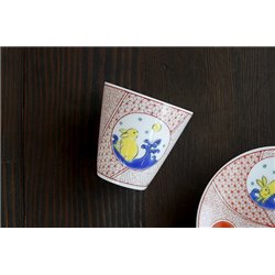 [Cups] No.227253 / Sake Cup (KUTANI Ware / USAGI)