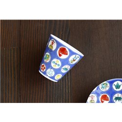 [Cups] No.227255 / Sake Cup (KUTANI Ware / MARUMON TAKARAMON)