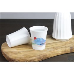 [Cups] No.227428 / Cup (White / Small / Mt.Fuji / 1pc / with Box)