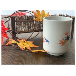 [Cups] No.227462 / Teacup (Autumn Leaves / 1pc / with Box)