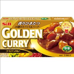 [Instant food] No.182485 / Golden Curry (Curry Sauce Mix Medium-Hot / 198g)