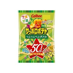 [スナック菓子] No.235038 / サッポロポテトつぶつぶベジタブル 72g