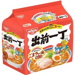 [Instant food] No.179002 / Nissin Instant Soy Sauce Ramen 5 Pcs Pack
