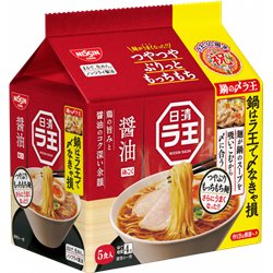 [Instant food] No.240554 / Nissin Rao Soy Sauce Ramen 5Pcs Pack