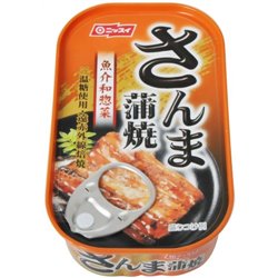 [缶詰] No.162751 / さんまかば焼AL100G