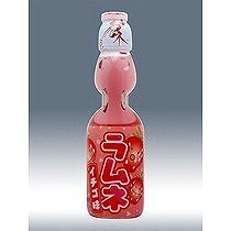 [Soda pop] No.131136 / Ramune Soda (Strawberry / 200ml)