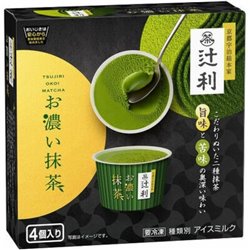 [冷凍食品(アイスクリーム)] No.232289 / 辻利 お濃い抹茶＜カップマルチ＞85ml×4コ
