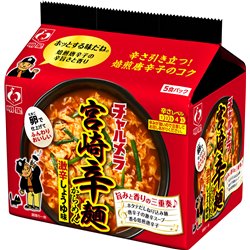 [Instant food] No.215928 / Instant Noodle (MYOJO CHARUMERA / Miyazaki Chili / 5P / 480g)