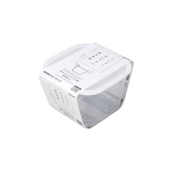 [Containers] No.213822 / Food Container (Square * Deep / White / 900ml)