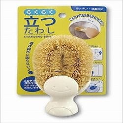 [Sponge] No.136883 / Pot Scourer (Coconut fiber, Standing Type)