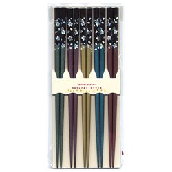 [Chopsticks (Adults)] No.199714 / Chopsticks (Silver Cherry Blossoms / 5p)